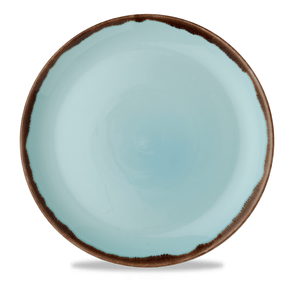Harvest Turquoise  Coupe Plate 11.25" Box 12