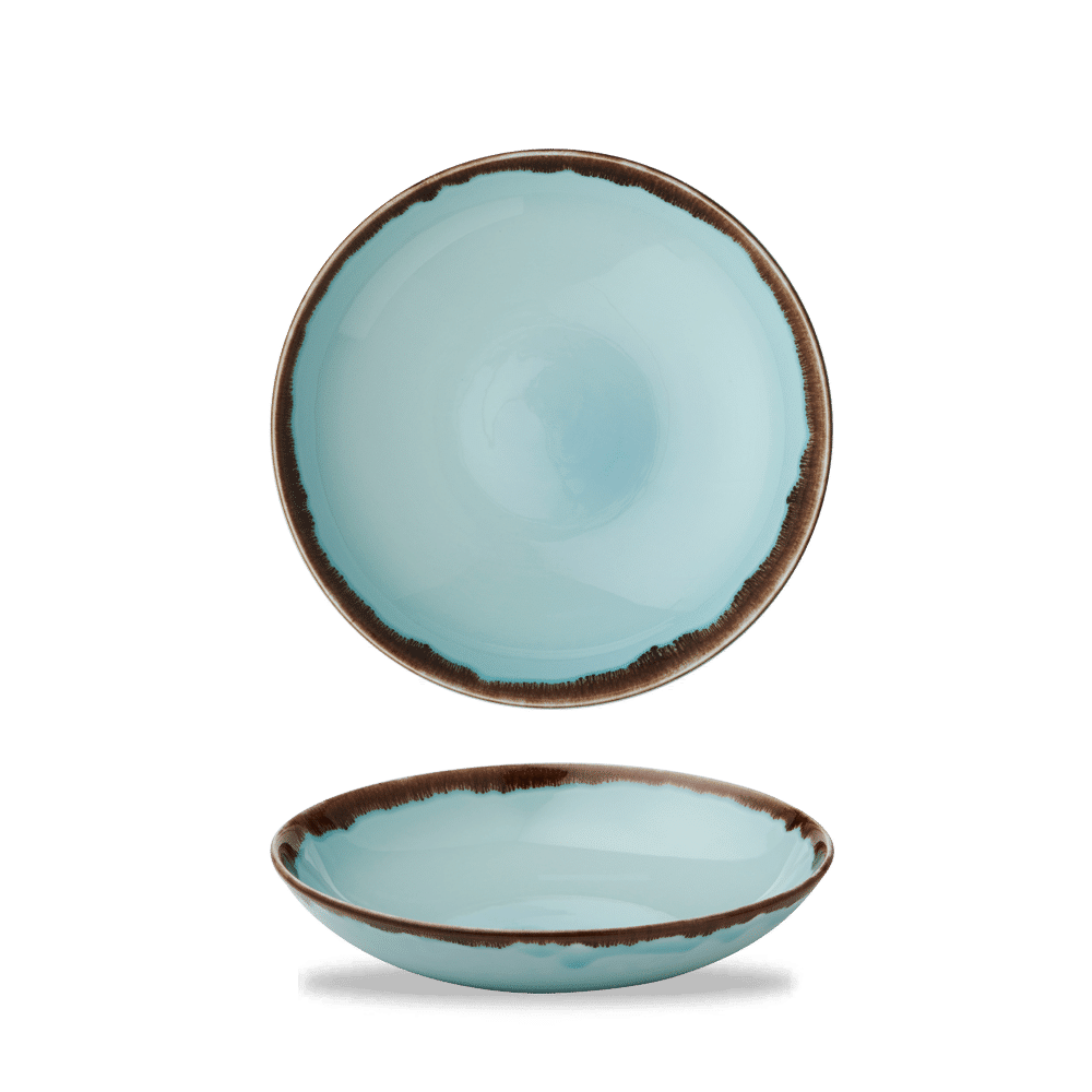Harvest Turquoise  Coupe Bowl 9.75" Box 12