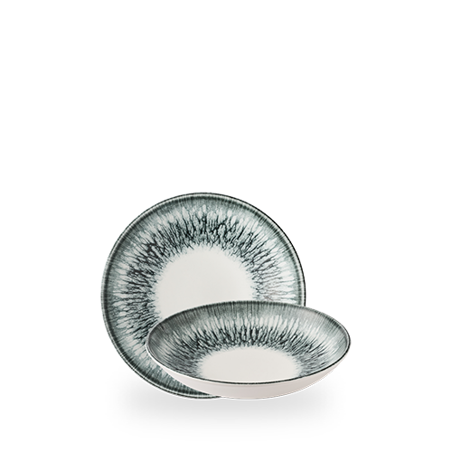LUME BLACK EVOLVE COUPE BOWL 7 1/4" Box of 12 (3-5 Working Days Delivery)