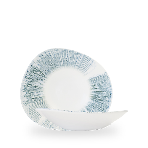 LYRA BLUE OPAL ORGANIC BOWL 9 7/8" BOX 12
