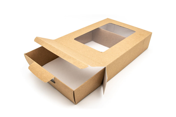 Small Kraft Platter Sleeve Pack of 50 (Box 5430054B) - Dimensions: 330 x 238 x 75mm