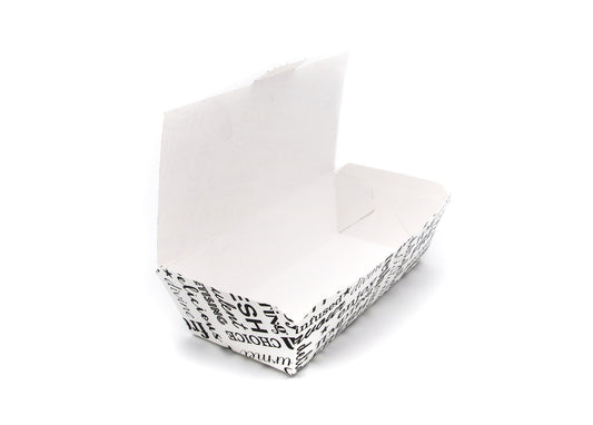 Standard Gourmet Compostable Meal Box Case of 150 Dimensions (L x W x D) 250/220 x 125/95 x 60mm
