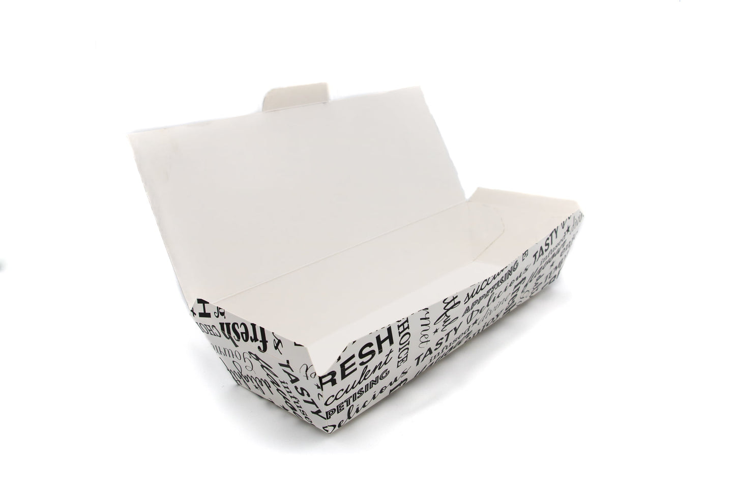 Large Gourmet Compostable Meal Box Case of 125 D (L x W x D) 335/300 x 130/95/ x 60mm