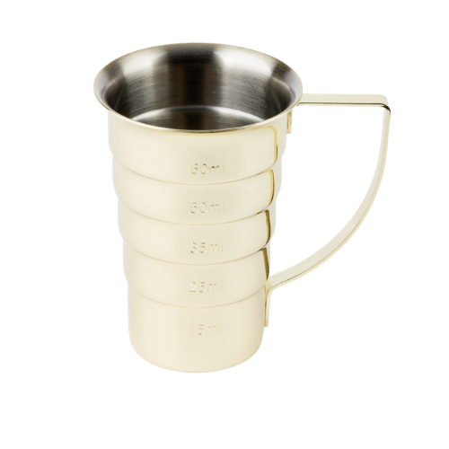 Gold Tiered Jigger Cup