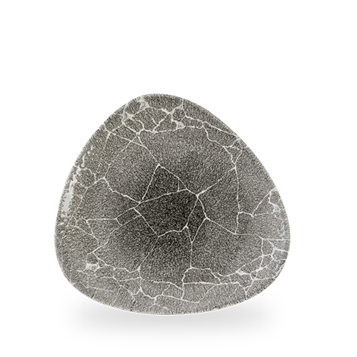 Kintsugi Reverse Quartz Black Lotus Plate 11 1/4" Box of 12 (3-5 Working Days Delivery)