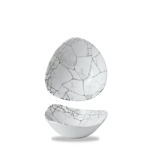 Studio Prints Kintsugi Agate Grey Lotus Bowl 7" Box of 12 (3-5 Working Days Delivery)