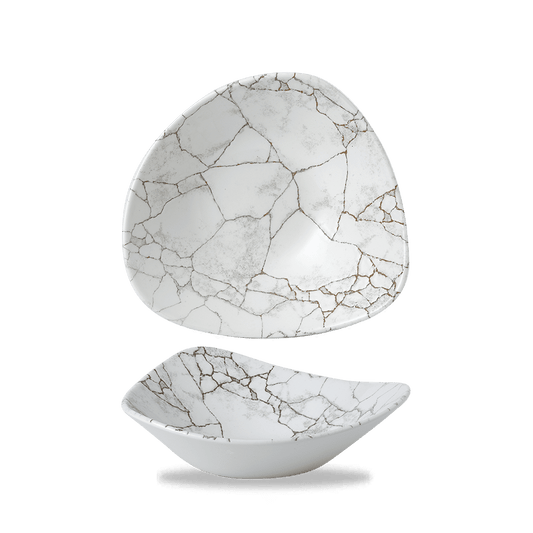 Studio Prints Kintsugi Agate Grey Lotus Bowl 9" Box of 12 (3-5 Working Days Delivery)
