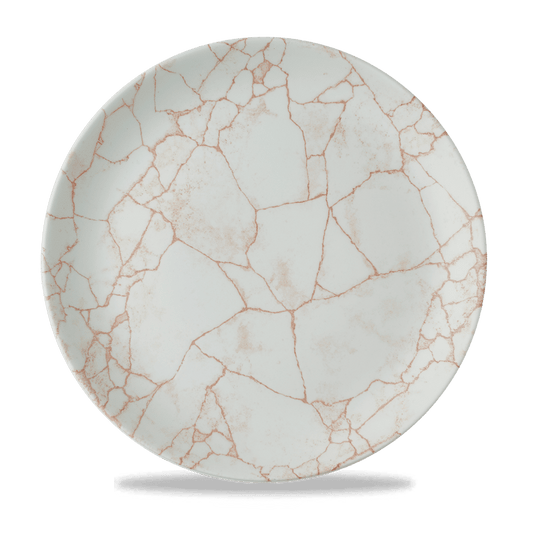 Studio Prints Kintsugi Coral Evolve Coupe Plate 11.25" Box of 12 (3-5 Working Days Delivery)