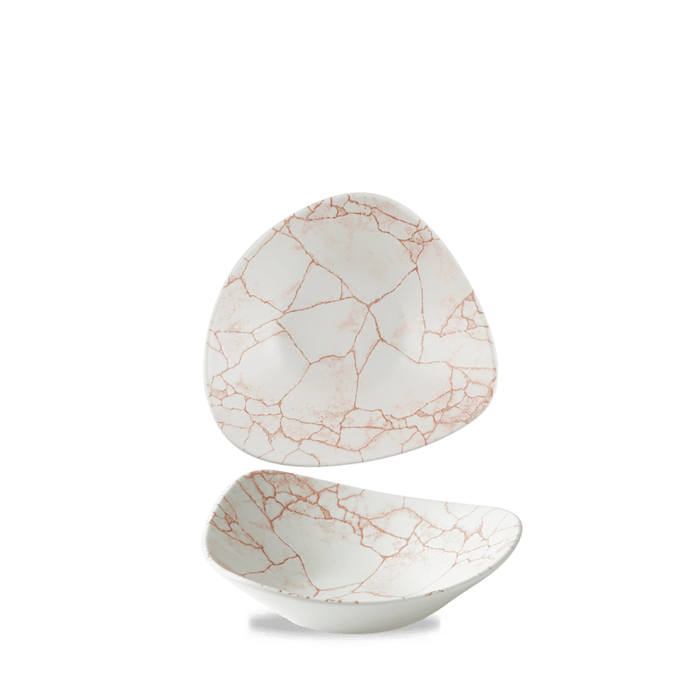 Studio Prints Kintsugi Coral Lotus Bowl 7" Box 12