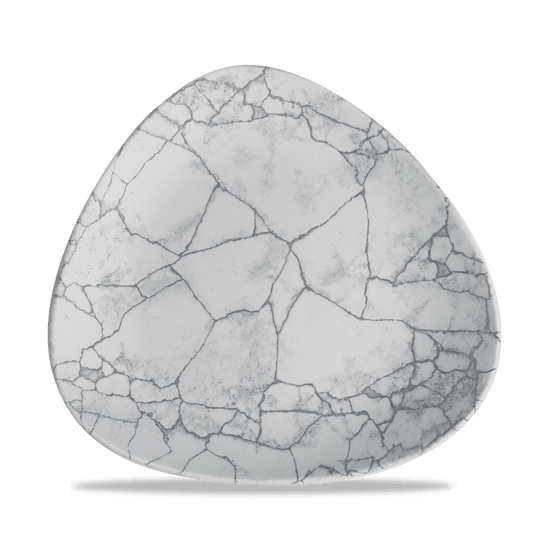 Studio Prints Kintsugi Pearl Grey Lotus Plate 11 1/4" Box of 12 (3-5 Working Days Delivery)