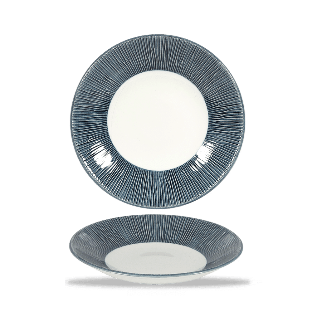 Bamboo Spinwash Mist  Deep Coupe Plate 9 7/8"  Box 12