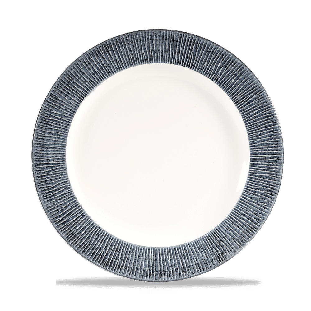 Bamboo Spinwash Mist  Footed Plate  27.6Cm Box 12