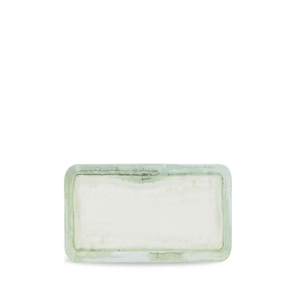 Finca Flint  Organic Rectangular Plate 10.6X6.3" Box 12