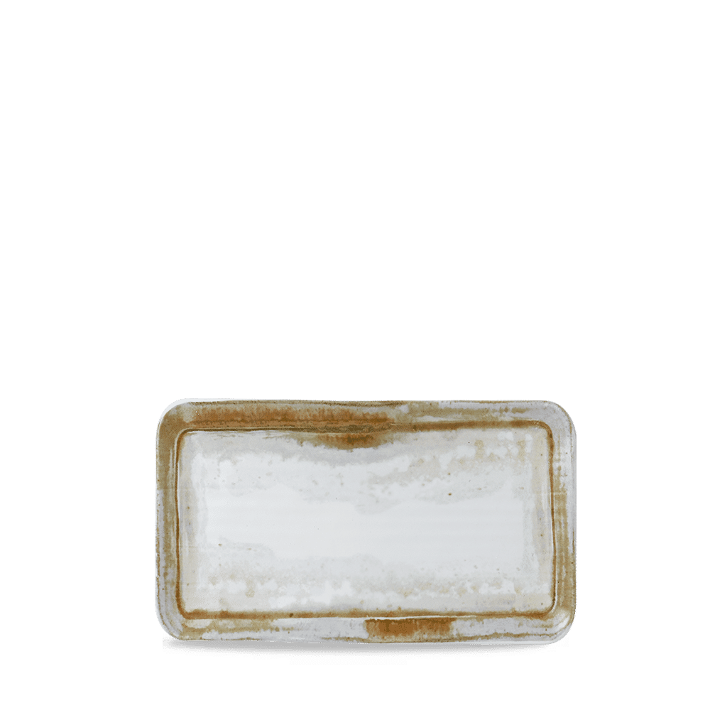 Finca Sandstone  Organic Rectangular Plate 10.6X6.3" Box 12