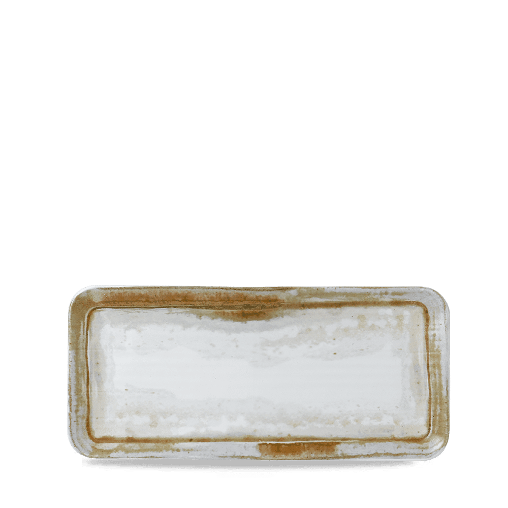Finca Sandstone Organic Coupe Rect Platter 13 3/4X6 1/4" Box 6