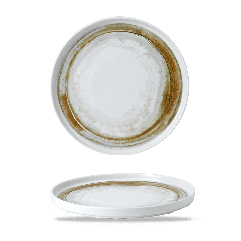 Finca Sandstone  Walled Plate 10 2/8" Box 6