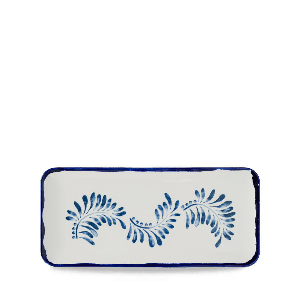 Harvest Mediterranean Organic Coupe Rect Platter 13 3/4X6 1/4" Box 6