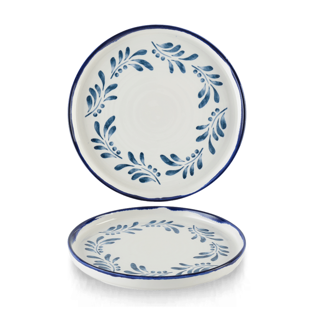 Harvest Mediterranean  Walled Plate 8.25" Box 6