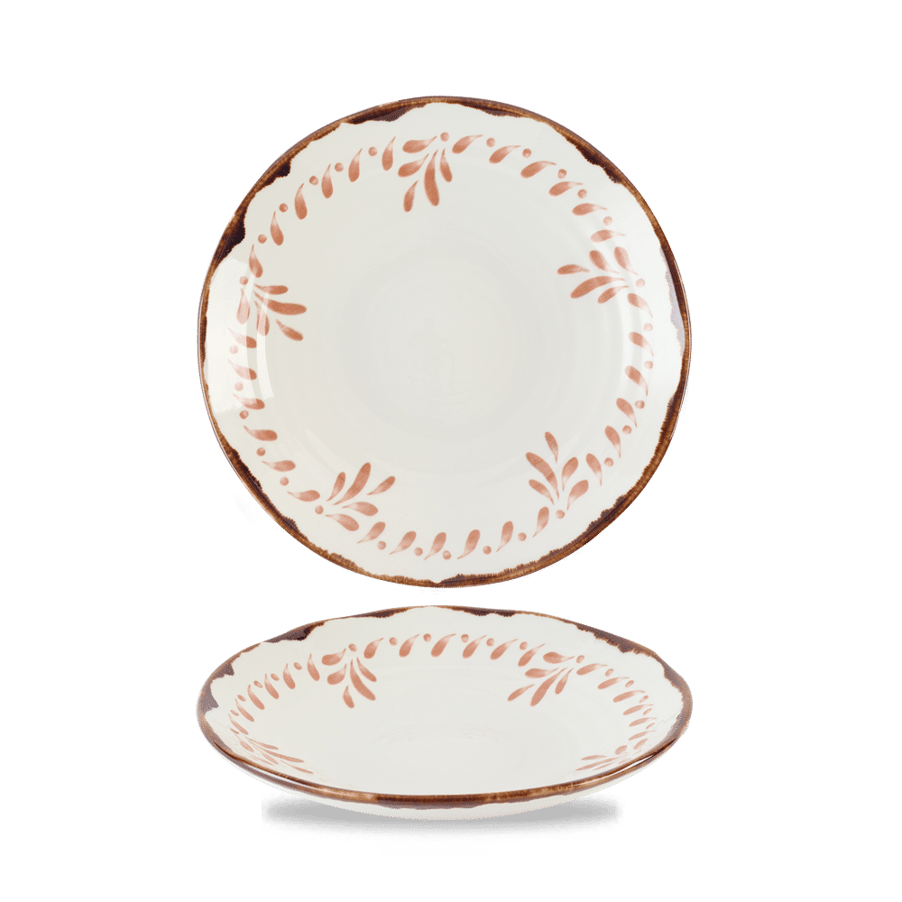 Harvest Mediterranean Terracotta  Organic Coupe Bowl 9.6" Box 12