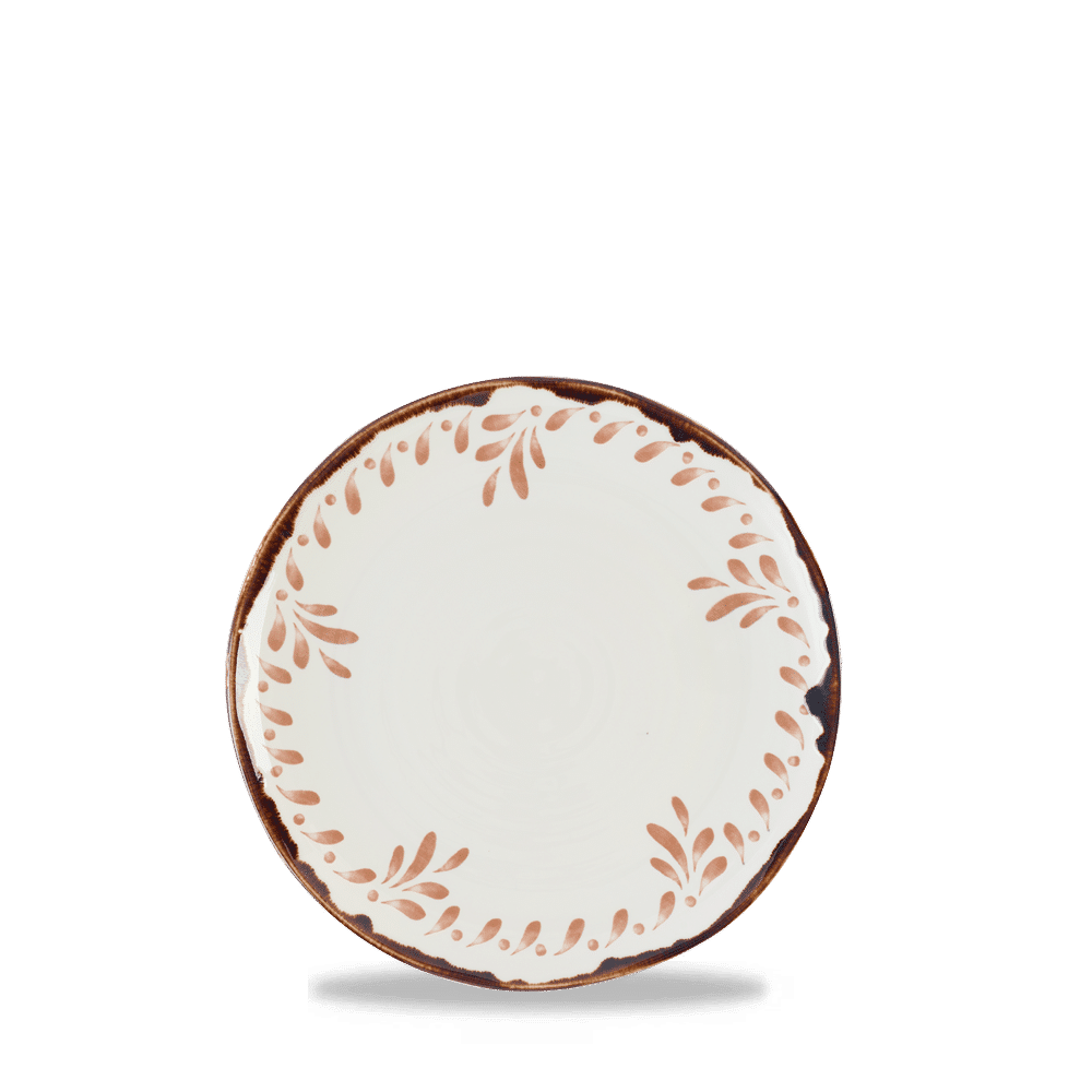 Harvest Mediterranean Terracotta  Organic Coupe Plate 10.6" Box 12