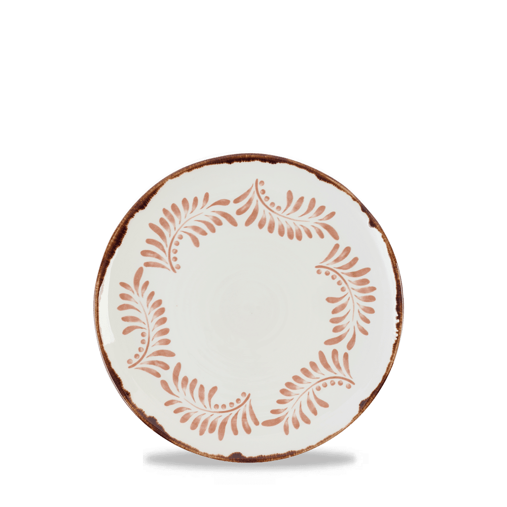 Harvest Mediterranean Terracotta  Organic Coupe Plate 11.4" Box 12