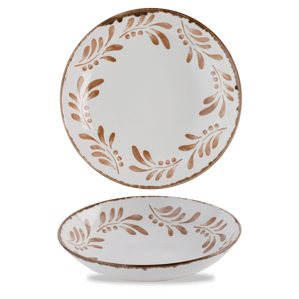 Harvest Mediterranean Terracotta  Coupe Bowl 9.75" Box 12