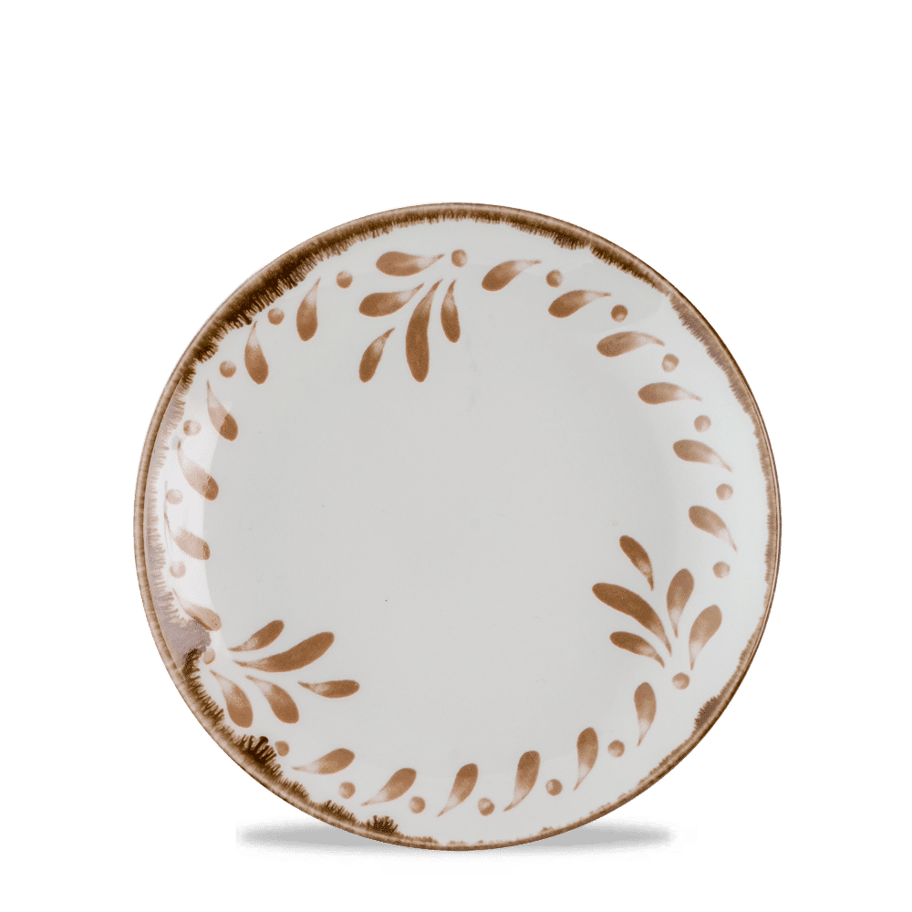 Harvest Mediterranean Terracotta  Coupe Plate 6.5" Box 12