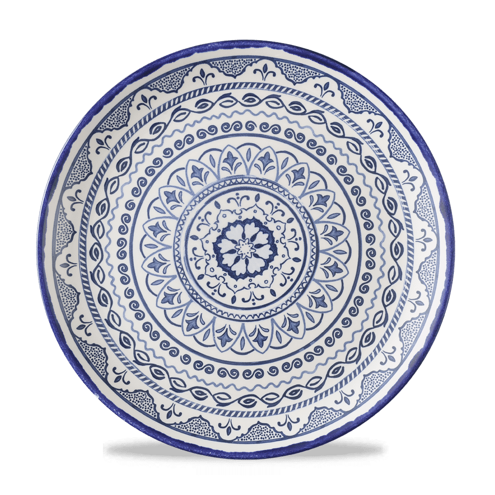 Harvest Mediterranean Moresque  Coupe Plate 11.25" Box 12