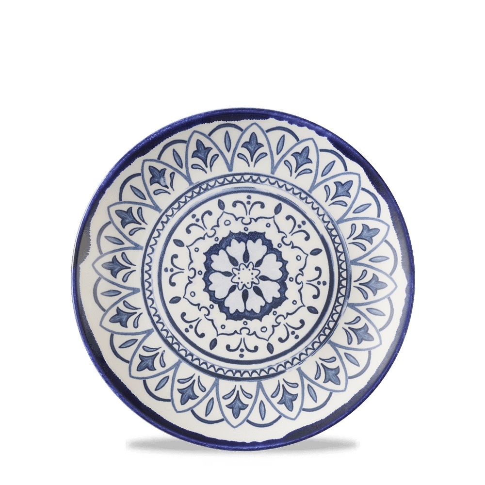 Harvest Mediterranean Moresque  Coupe Plate 6.5" Box 12