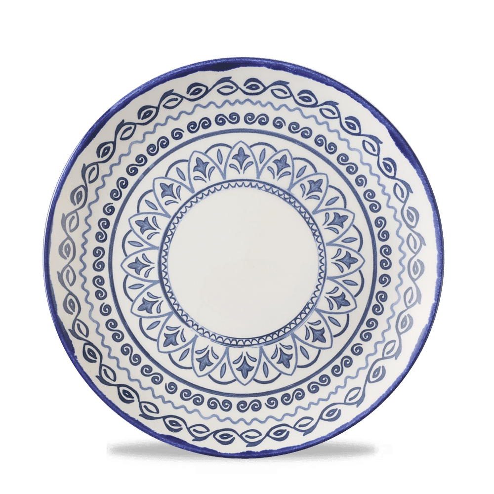 Harvest Mediterranean Moresque  Coupe Plate 8.67" Box 12