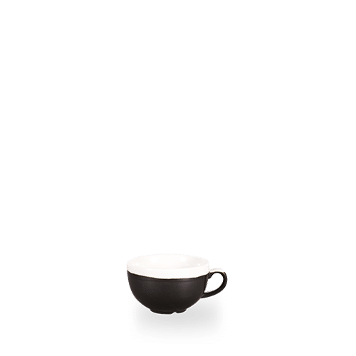 Monochrome Onyx Black  Cappuccino Cup 8Oz Box 12