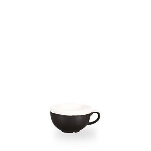 Monochrome Onyx Black  Cappuccino Cup 12Oz Box 12