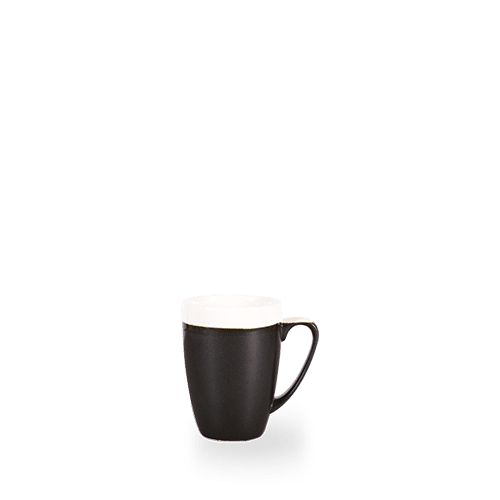 Monochrome Onyx Black Profile Mug 12Oz Box of 12 (3-5 Working Days Delivery)