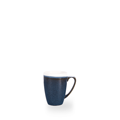Monochrome Sapphire Blue Profile Mug 12Oz Box of 12 (3-5 Working Days Delivery)