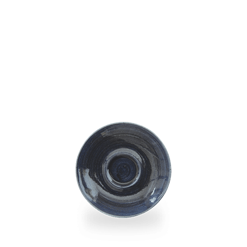 Monochrome Mist Blue  Cappuccino Saucer 6.25" Box 12