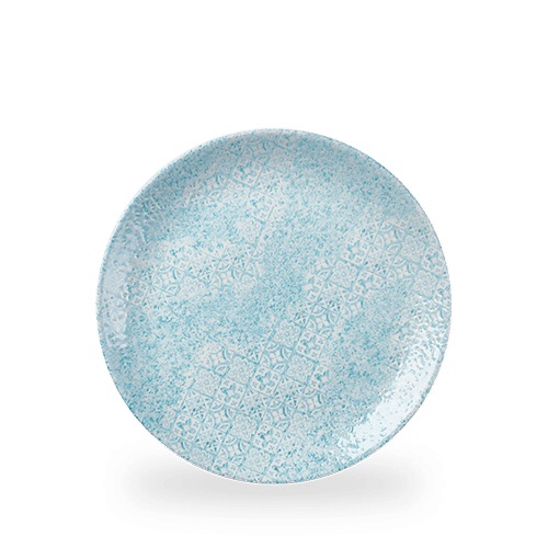 Med Tiles Aquamarine Evolve Coupe Plate 10.25" Box of 12 (3-5 Working Days Delivery)