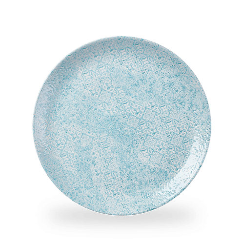 Med Tiles Aquamarine Evolve Coupe Plate 11.25" Box of 12 (3-5 Working Days Delivery)