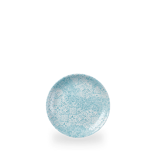 Med Tiles Aquamarine Evolve Coupe Plate 6.5" Box of 12 (3-5 Working Days Delivery)