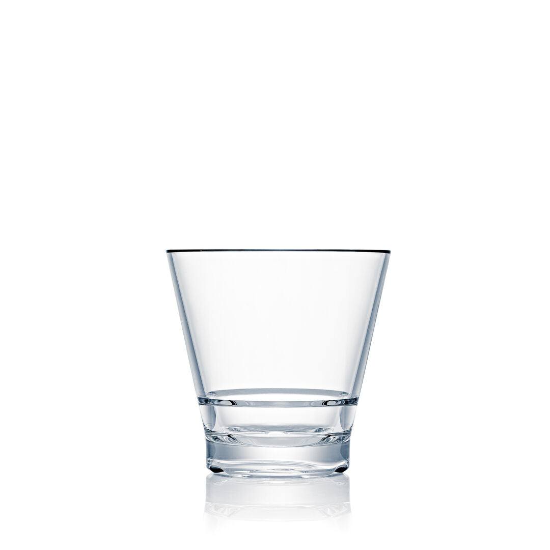 Polycarbonate Capella Stack Clear Double Rocks 35.5cl (12.5oz) Box of 12