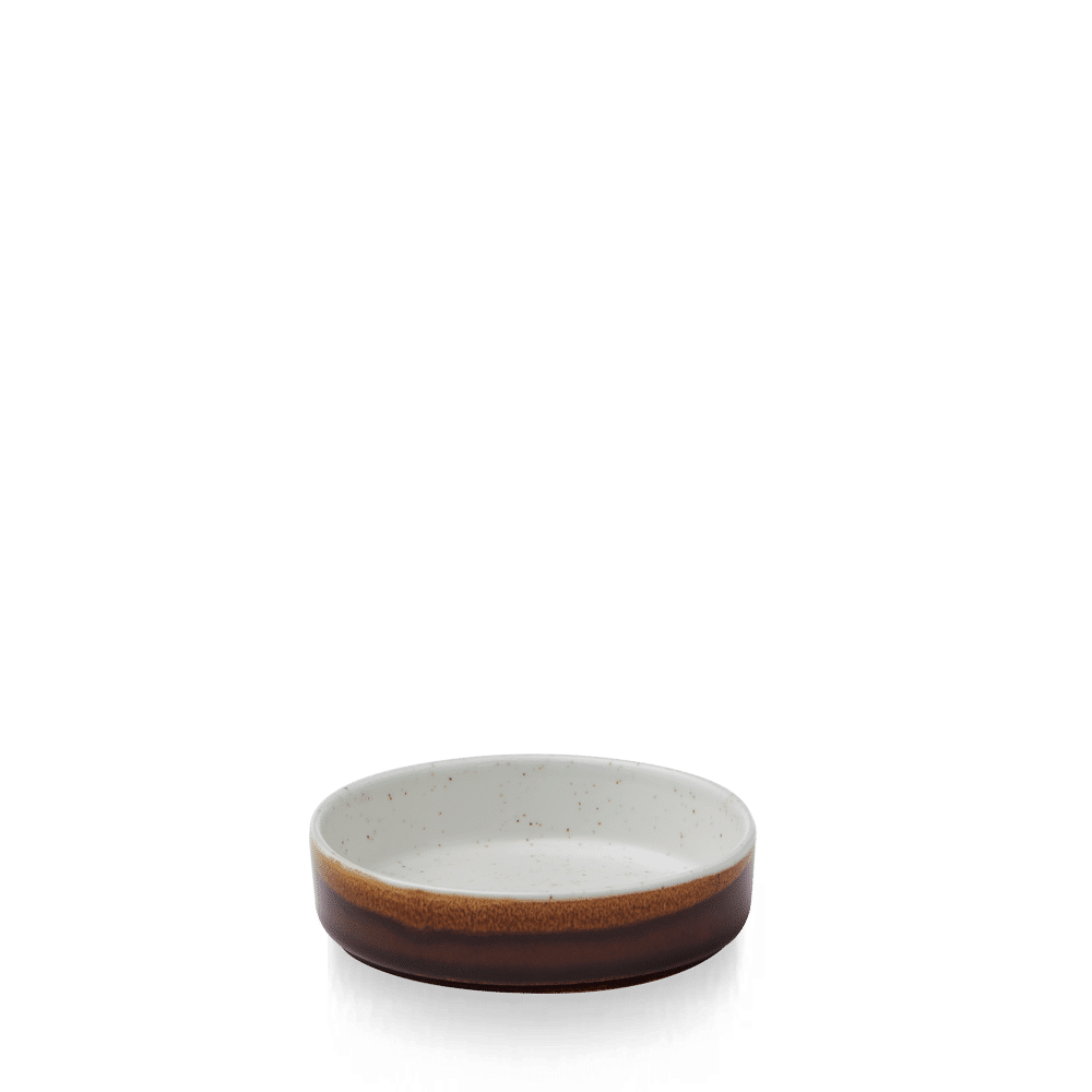 Siena Barley White  Nourish Straight Sided Dish 6Oz Box 12