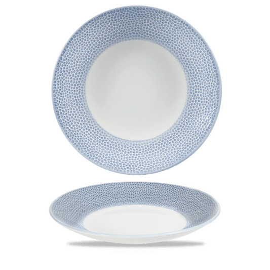 Isla Spinwash Ocean Blue Deep Coupe Plate 10 5/8" Box of 12 (3-5 Working Days Delivery)