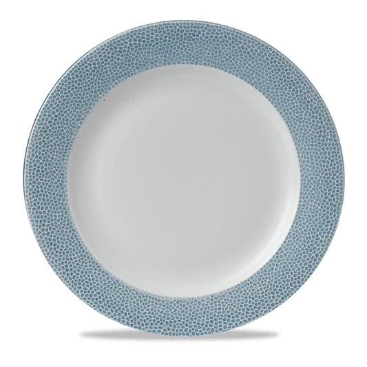 Isla Spinwash Ocean Blue Profile Wide Rim Plate 12" Box of 12 (3-5 Working Days Delivery)