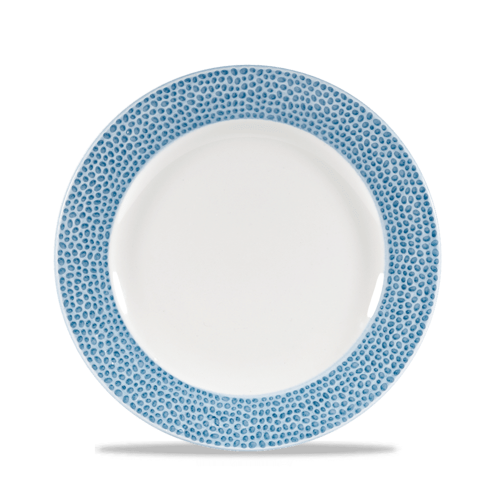 Isla Spinwash Ocean Blue  Plate 8 1/4" Box 12