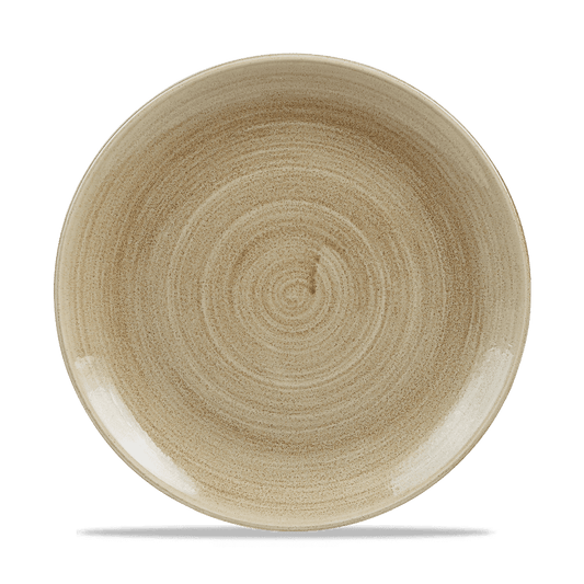 Stonecast Patina Antique Taupe Evolve Coupe Plate 10.25" Box of 12 (3-5 Working Days Delivery)