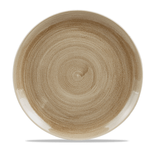 Stonecast Patina Antique Taupe Coupe Evolve Plate 12 3/4" Box of 6 (3-5 Working Days Delivery)