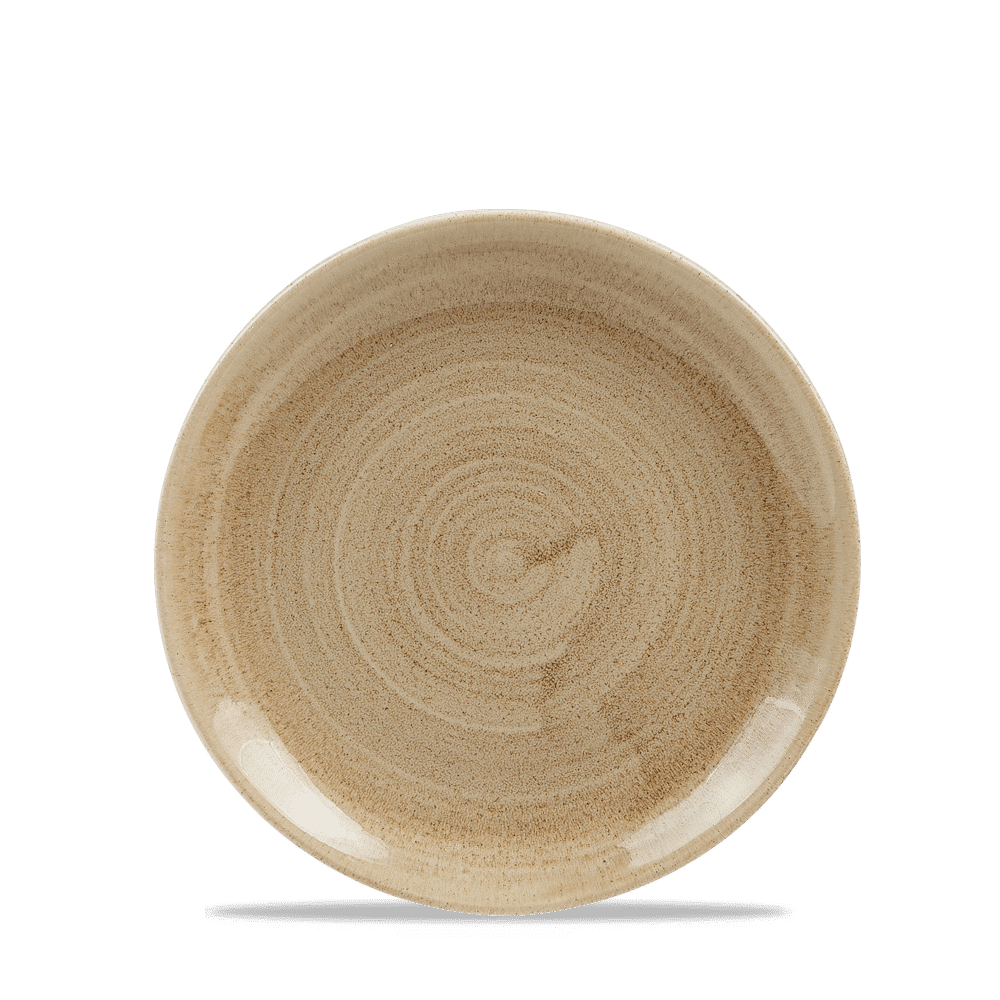 Stonecast Patina Antique Taupe Evolve Coupe Plate 6.5" Box 12