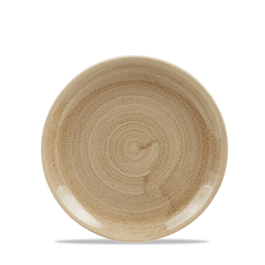 Stonecast Patina Antique Taupe Evolve Coupe Plate 6.5" Box of 12 (3-5 Working Days Delivery)