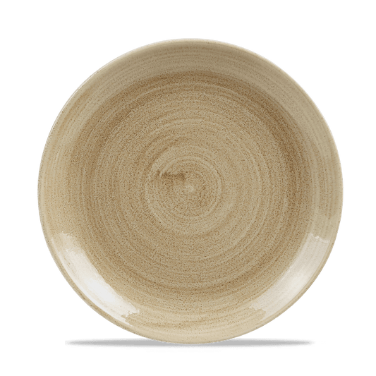 Stonecast Patina Antique Taupe Evolve Coupe Plate 8.67" Box of 12 (3-5 Working Days Delivery)