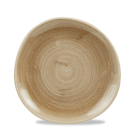 Stonecast Patina Antique Taupe Round Trace Plate 8 1/4" Box of 12 (3-5 Working Days Delivery)