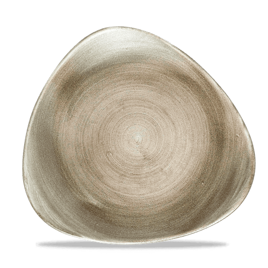 Stonecast Patina Antique Taupe Lotus Plate 11 1/4" Box of 12 (3-5 Working Days Delivery)